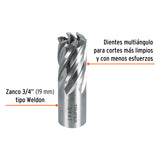 CORTADOR ANULAR DE 3/4' X 1', TRUPER