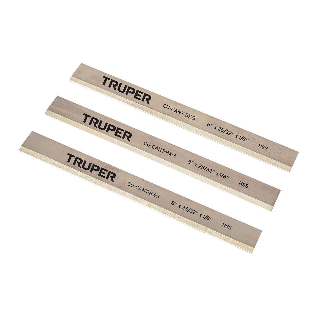 CAJA CON 3 CUCHILLAS PARA CANTEADORA CANT-8X, TRUPER