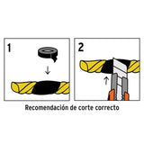 CUERDA AMARILLA DE 4 MM EN ROLLO DE 119M FIERO