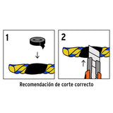 CUERDA AMARILLA DE 6 MM EN ROLLO DE 46 M FIERO