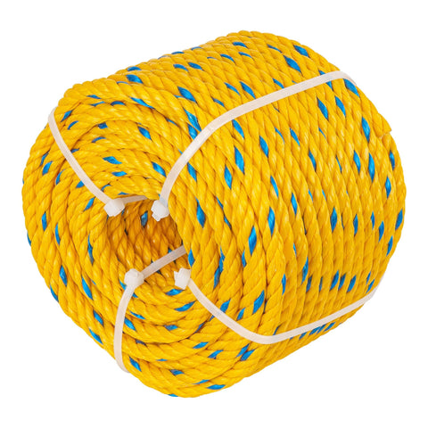 CUERDA AMARILLA DE 8 MM EN ROLLO DE 32 M FIERO