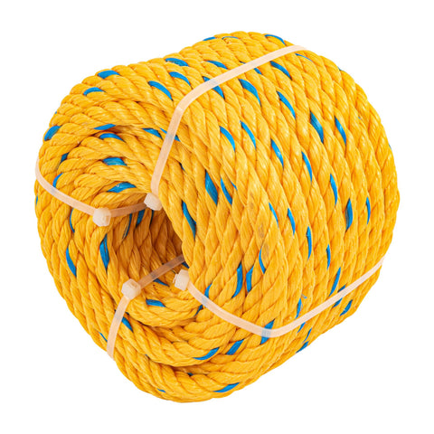 CUERDA AMARILLA DE 11 MM EN ROLLO DE 18M FIERO