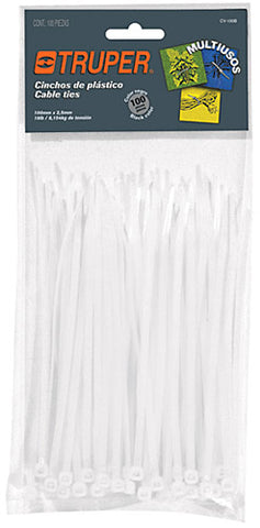 CINCHOPLASTICO 150X3.5X1.1MM BOLSA C/50