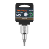 DADO PUNTA CORTA BRISTOL M5, CUADRO 1/2', TRUPER
