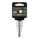 DADO PUNTA CORTA BRISTOL M8, CUADRO 1/2, TRUPER
