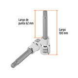 DADO PUNTA LARGA BRISTOL M10, CUADRO 1/2', TRUPER