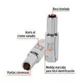 DADO LARGO CUADRO 1/2' HEXAGONAL 11MM