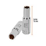 DADO LARGO CUADRO 1/2' HEXAGONAL 12MM