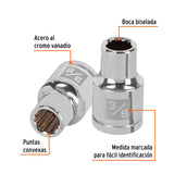 DADO CUADRO 1/2' ESTRIADO 3/8'