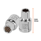 DADO CUADRO 1/2' ESTRIADO 3/8'