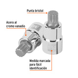 DADO PUNTA CORTA BRISTOL M14, CUADRO 1/2', TRUPER