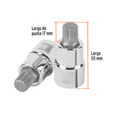 DADO PUNTA CORTA BRISTOL M14, CUADRO 1/2', TRUPER