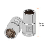 DADO CUADRO 1/2' HEXAGONAL 14MM