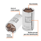 DADO CUADRO 1/2' HEXAGONAL 16MM