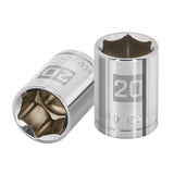 DADO CUADRO 1/2' HEXAGONAL 20MM