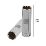 DADO LGO CUADRO 1/2' ESTRIADO STD 11/16'