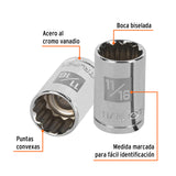 DADO CUADRO 1/2' ESTRIADO 11/16'