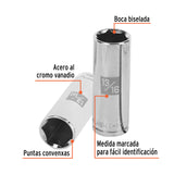 DADO LARGO CUADRO 1/2' HEXAGONAL 13/16'