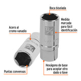 DADO P/BUJIAS CUADRO 1/2' HEX 13/16'