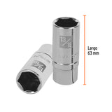 DADO P/BUJIAS CUADRO 1/2' HEX 13/16'