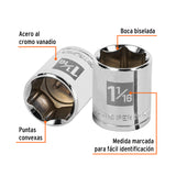 DADO CUADRO 1/2' HEXAGONAL STD 1-1/16'
