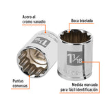 DADO CUADRO 1/2' ESTRIADO 1-1/16'