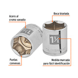 DADO CUADRO 1/2' HEXAGONAL STD 1-1/8'