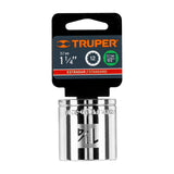 DADO DE 1-1/4', 12 PUNTAS, CUADRO 1/2', TRUPER