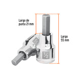 DADO 1/2' PUNTA HEXAGONAL STD 1/2'