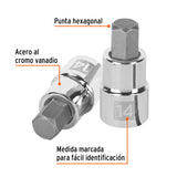 DADO 1/2' PUNTA HEXAGONAL METRICA 14MM