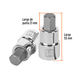 DADO 1/2' PUNTA HEXAGONAL METRICA 14MM