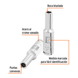DADO LARGO DE 5 MM, 6 PUNTAS, CUADRO 1/4', TRUPER