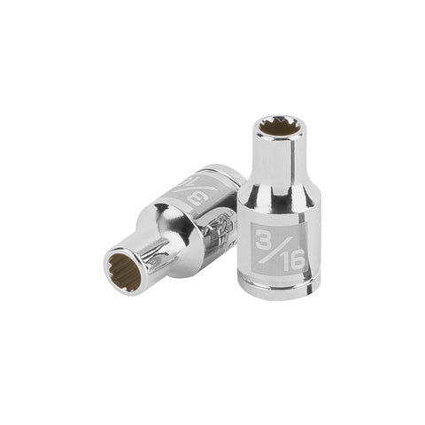 DADO DE 3/16', 12 PUNTAS, CUADRO 1/4', TRUPER