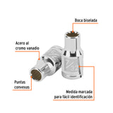 DADO DE 7/32', 12 PUNTAS, CUADRO 1/4', TRUPER
