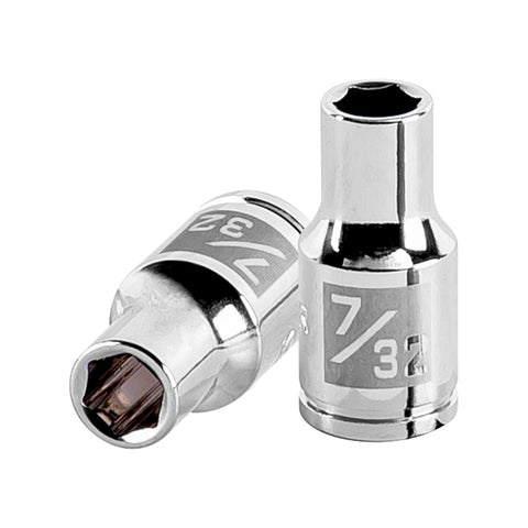 DADO CUADRO 1/4' HEXAGONAL STD 7/32'