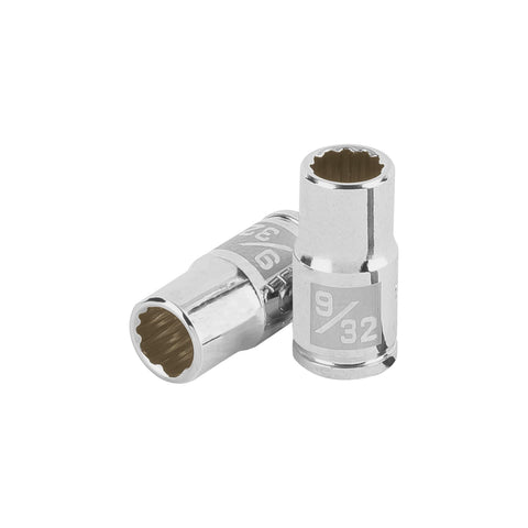 DADO DE 9/32', 12 PUNTAS, CUADRO 1/4', TRUPER