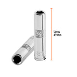 DADO LARGO CUADRO 1/4' HEX STD 9/32'