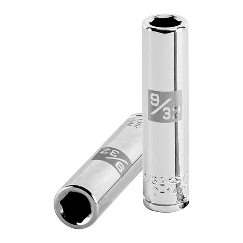 DADO LARGO CUADRO 1/4' HEX STD 9/32'