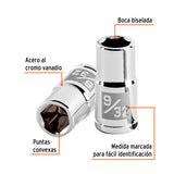 DADO CUADRO 1/4' HEXAGONAL STD 9/32'