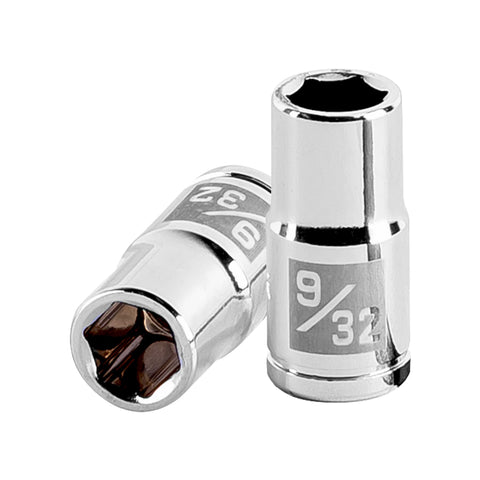 DADO CUADRO 1/4' HEXAGONAL STD 9/32'