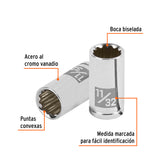 DADO DE 11/32', 12 PUNTAS, CUADRO 1/4', TRUPER