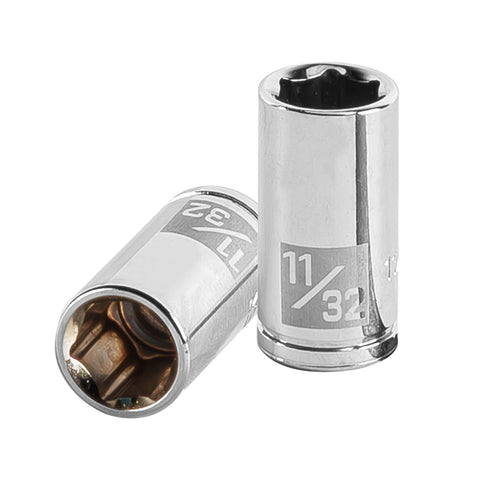 DADO CUADRO 1/4' HEXAGONAL STD 11/32'