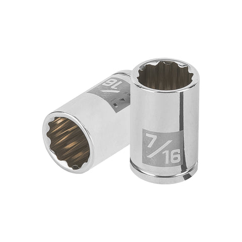 DADO DE 7/16', 12 PUNTAS, CUADRO 1/4', TRUPER