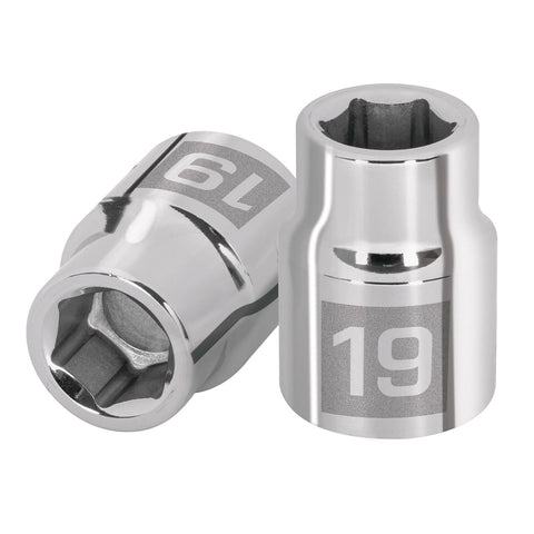 DADO DE 19 MM, 6 PUNTAS, CUADRO 3/4', TRUPER