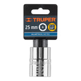 DADO DE 25 MM, 6 PUNTAS, CUADRO 3/4', TRUPER