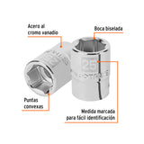 DADO DE 25 MM, 6 PUNTAS, CUADRO 3/4', TRUPER