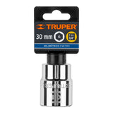 DADO DE 30 MM, 6 PUNTAS, CUADRO 3/4', TRUPER