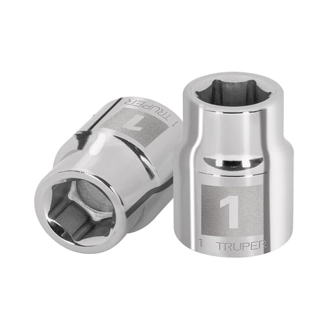 DADO DE 1', 6 PUNTAS, CUADRO 3/4', TRUPER