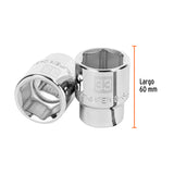 DADO DE 33 MM, 6 PUNTAS, CUADRO 3/4', TRUPER