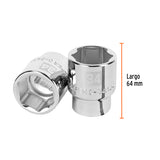 DADO DE 34 MM, 6 PUNTAS, CUADRO 3/4', TRUPER